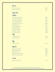 Krystal Bar - Hilton menu 2