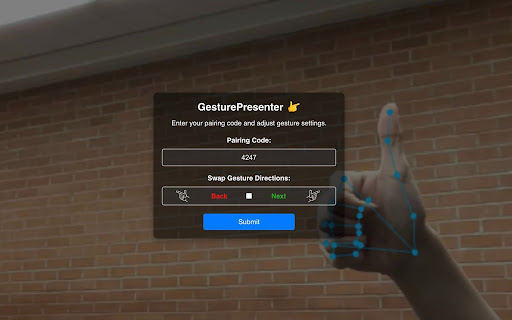 Gesture Presenter - Remote for Slides