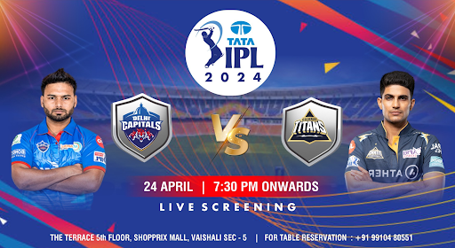 GT vs DC: TATA IPL 2024 Delhi Capitals vs Gujarat Titans (Screening)