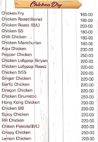 New Punnami Family Restaurant menu 3