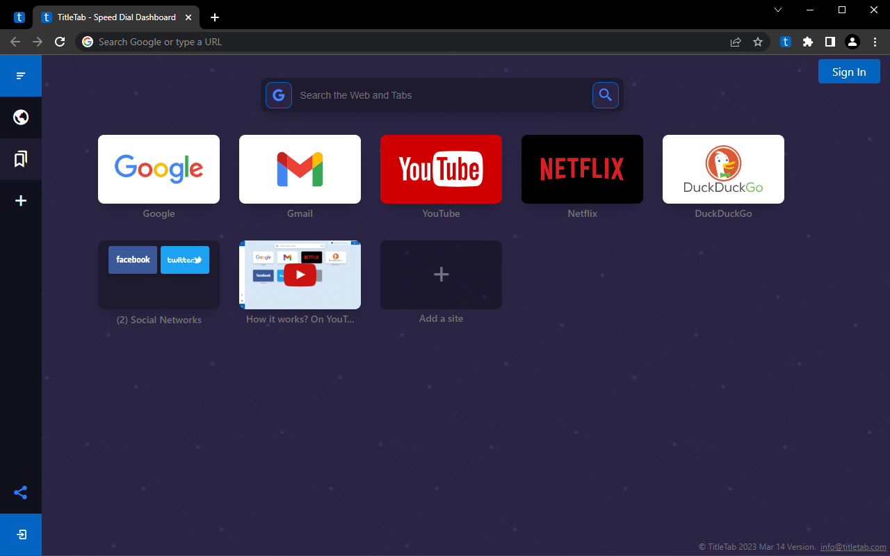 TitleTab - Speed Dial Dashboard Preview image 6