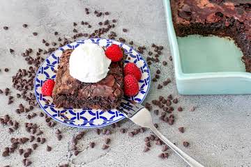 Candied Lava Brownies