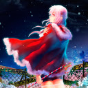 Cute christmas girl theme 1366x768 Chrome extension download