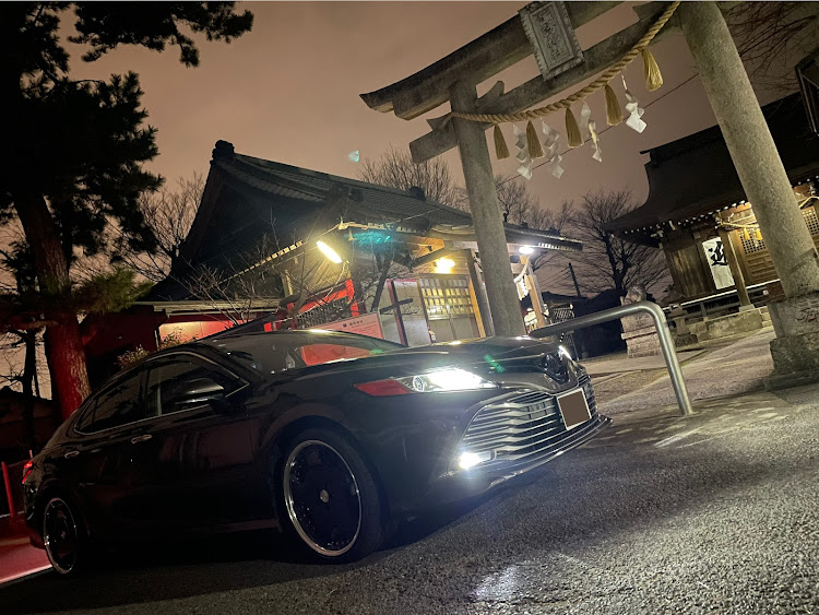 カムリの神社と愛車・SSR wheels・夜中の撮影会に関するカスタム事例の投稿画像2枚目