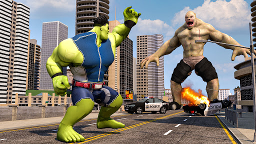 Screenshot Green Superhero Monster Game