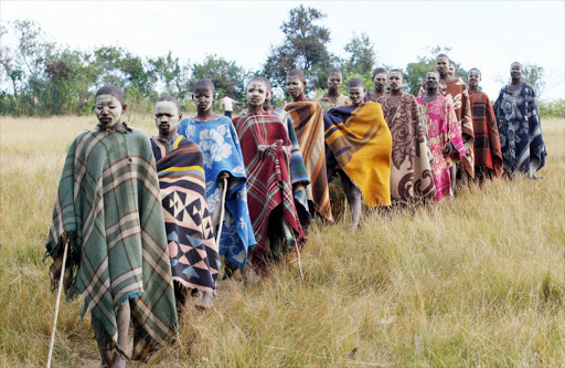 Initiates in the Mcobothini Village outside Lusikisiki in the Eastern Cape. File photo.