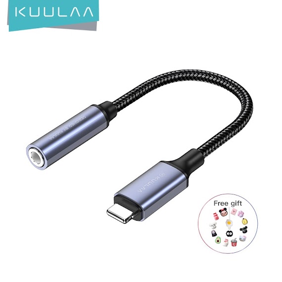 Cáp Chuyển Đổi Kuulaa Cổng Lightning Sang Aux 3.5Mm Cho Iphone