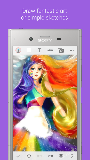 تحميل تطبيق Sketch – Draw & Paint للرسم على اجهزة النوت