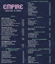 Empire Bistro & Bar menu 4