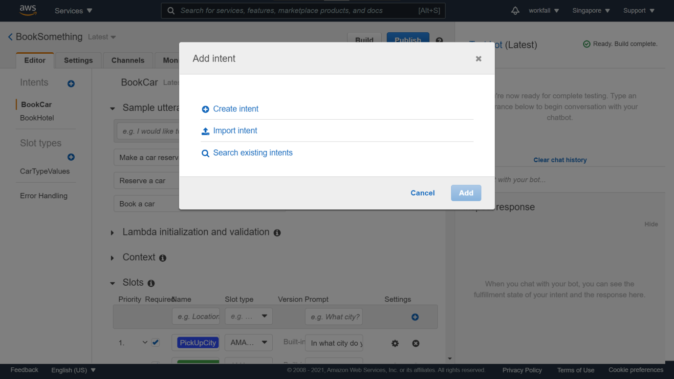 How can we use Amazon Comprehend with AWS Lambda and Amazon Lex for Sentiment Analysis?