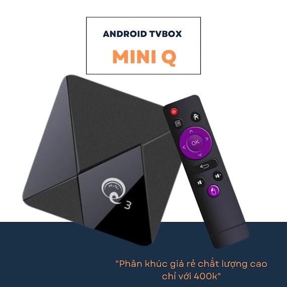 Android Tivi Box Mnq - Hỗ Trợ Giọng Nói, Kết Nối Wifi Cực Nhanh, Xem Youtube, Truyền Hình, Chơi Game Miễn Phí