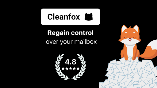 Screenshot Cleanfox - Mail & Spam Cleaner