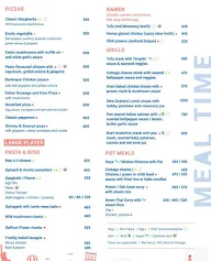 Cafe Holiday menu 8