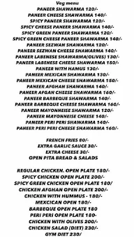 Arsalaa's Shawarma King menu 1