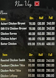 Grace Kitchen menu 1