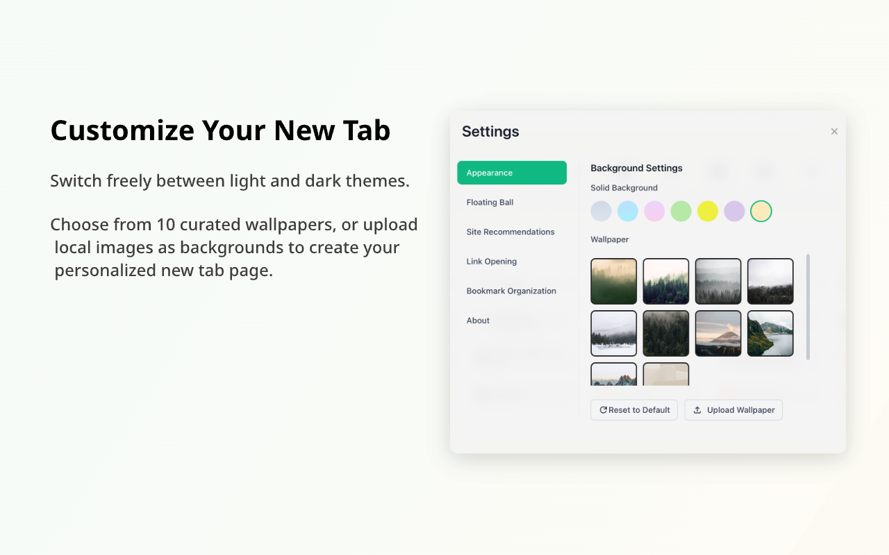 TabMark-Bookmark New Tab Chrome Extension Image 5