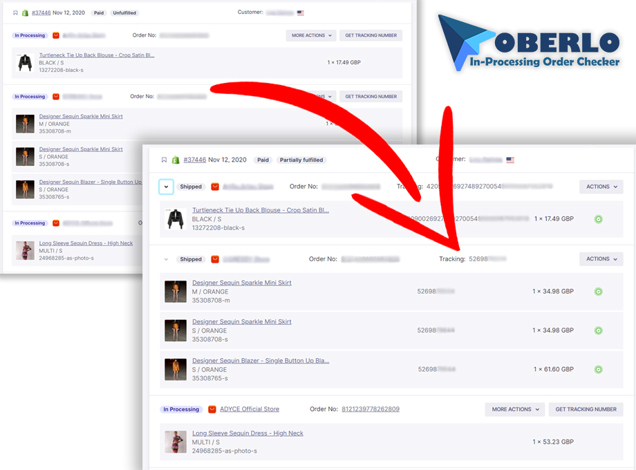 OBERLO In-Processing Order Checker Preview image 1