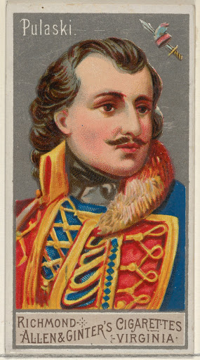 Casimir Pulaski, from the Great Generals series (N15) for Allen & Ginter Cigarettes Brands