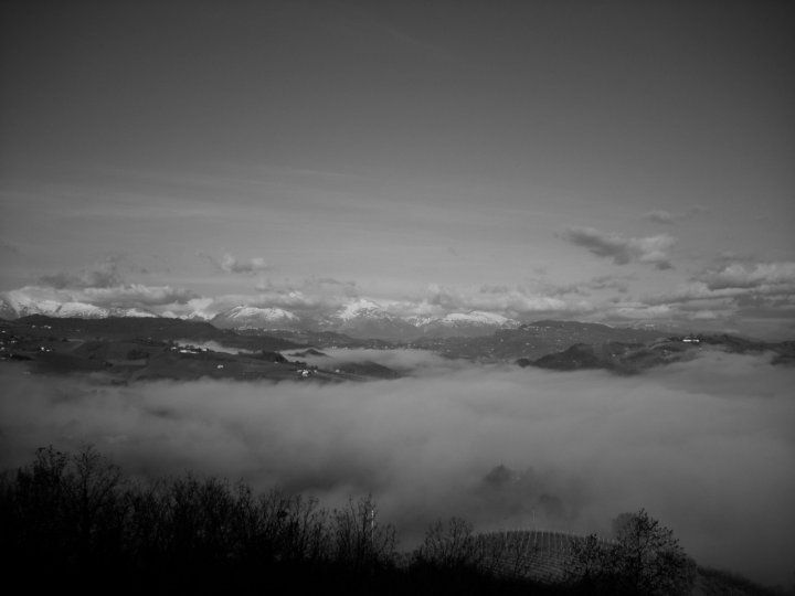 Nebbia e sibillini di Spago