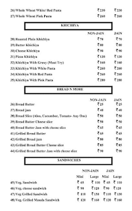 Flavourzy menu 2