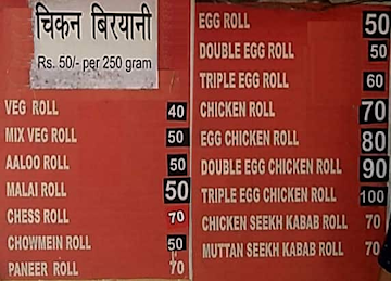 Kolkata Food Point menu 