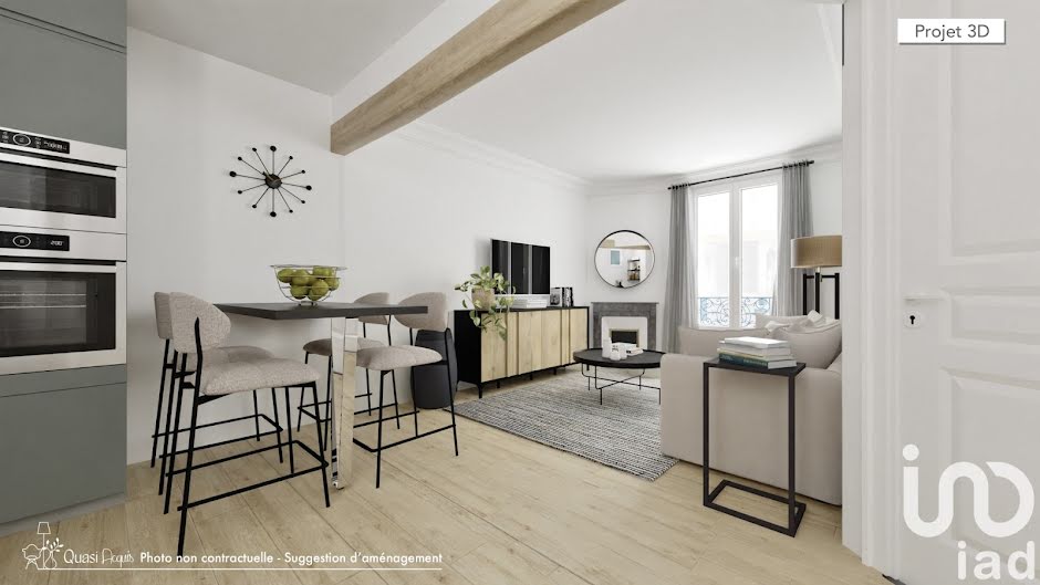 Vente appartement 2 pièces 35 m² à Vanves (92170), 250 000 €