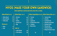 Snap Sandwich menu 3