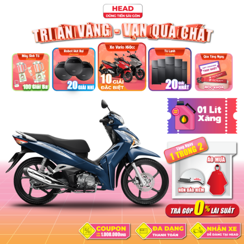 Xe Máy Honda Future 125 Fi - Phiên Bản Cao Cấp - Phanh Cơ Nan Hoa