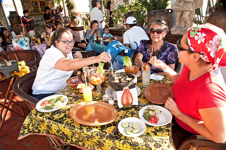 A local feast in Puerto Vallarta, Mexico.