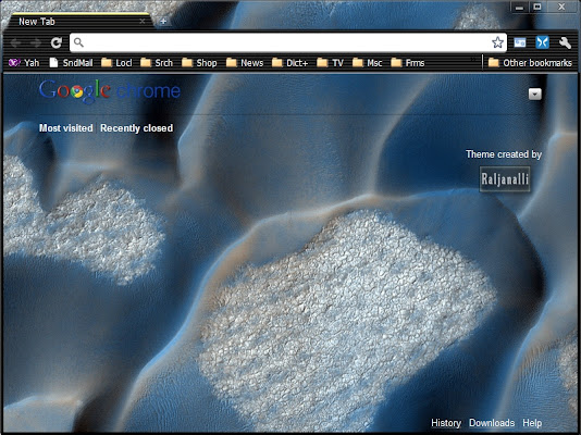 BlueMars OpticWhite MarsDunes2-800 Theme chrome extension