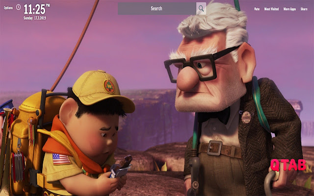 UP Movie New Tab UP Movie Wallpapers