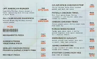 Tourist Janpath menu 6