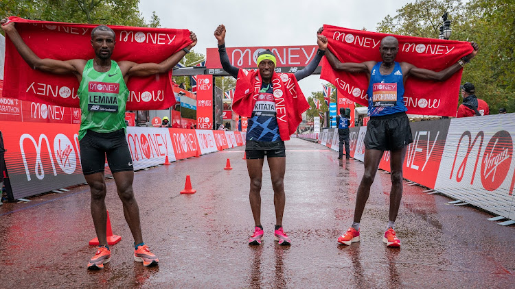 There was yet another all African finish at the podium.