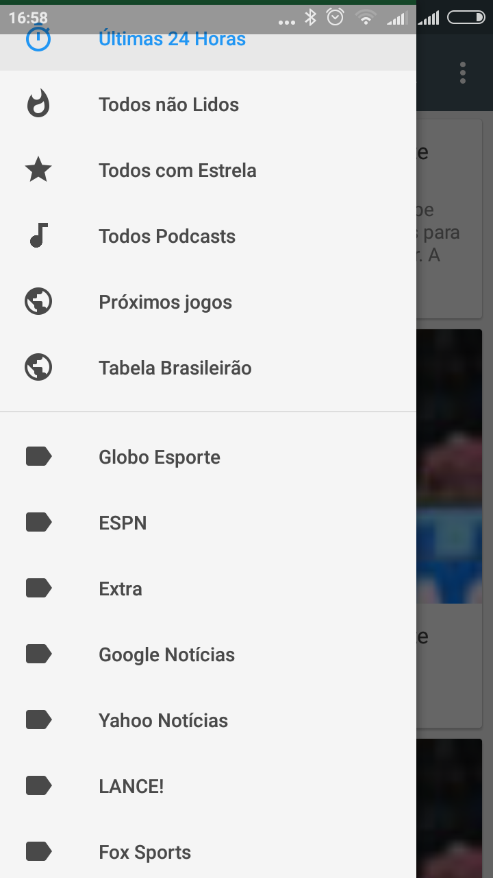 Notícias do Palmeiras Screen 1