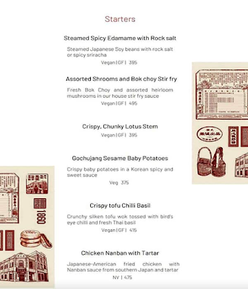 Burosu Asia Soul Kitchen menu 