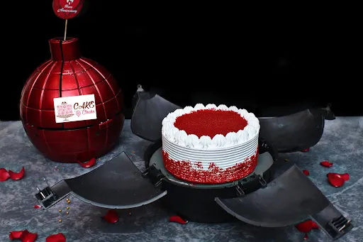 Red Velvet Bomb Cake [6-8 Serves]