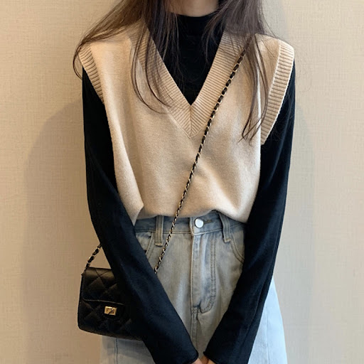 Title 3, Vers dhiver en V Winter Wear Sweater sans manches