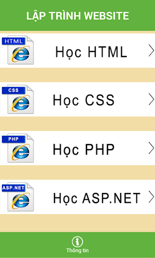 Học lập trình Web