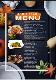 GN BIRYANI menu 2