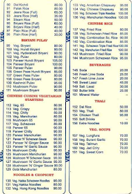 Hotel Durga menu 3