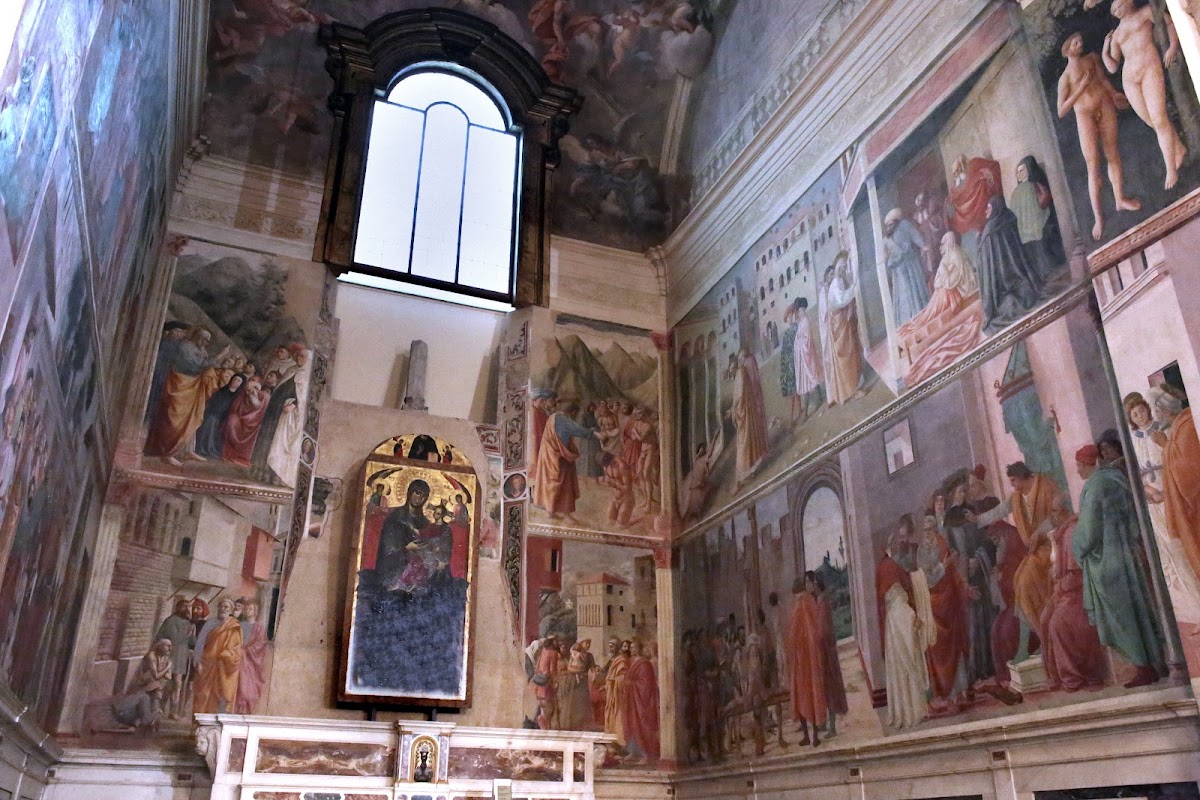 Filippino Lippi, affreschi sulla parete destra della Cappella Brancacci, Santa Maria del Carmine, Firenze