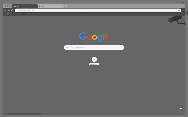 Grey camera chrome extension