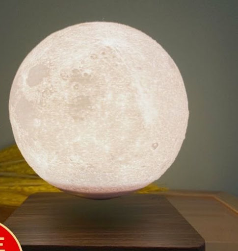 Title 4, Magnetic Levitation Table Lamp Moon Light 3D Pr...
