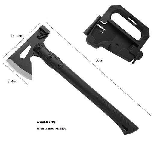 Title 3, Outdoor Multi-functional Axe Survival Multi-pur...