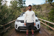 Siya Kolisi and his Land Rover Discovery.