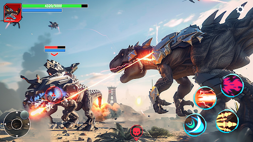 Screenshot Mech War: Jurassic Dinosaur