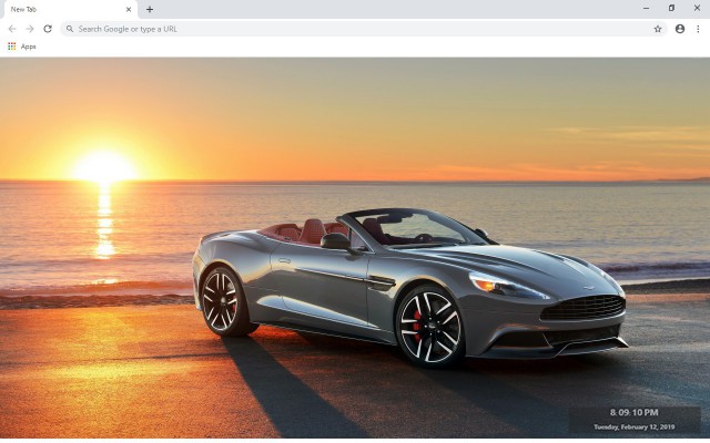 Aston Martin Vanquish New Tab