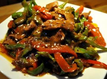 Oriental Beef with Peppers