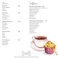 Cafe menu 1