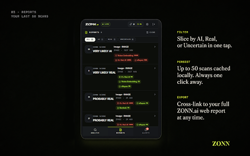 ZONN — AI Image Detector screenshot 3
